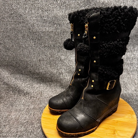 Sorel Helen Wedge Holiday Boot Sz 9 Limited Edition - Picture 5 of 11